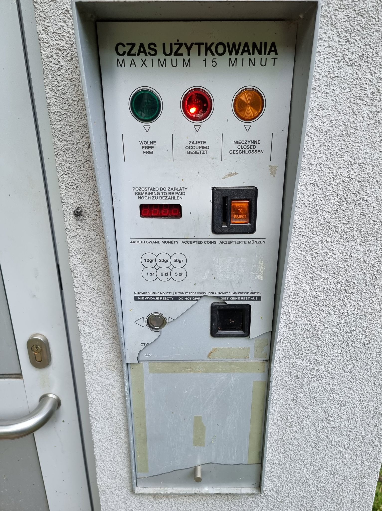 Stan toalety w Parku Wiosny Ludów daleki jest od ideału