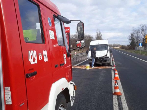 Do kolizji doszło na DK 92 w powiecie kutnowskim