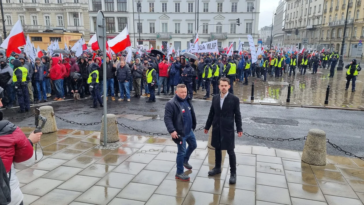 Rolnicy z powiatu kutnowskiego protestowali w Warszawie