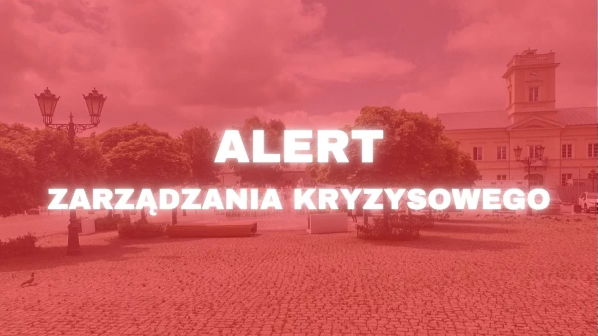Alert Zarządzania Kryzysowego dla woj. łódzkiego. Mieszkańcy muszą być na to gotowi