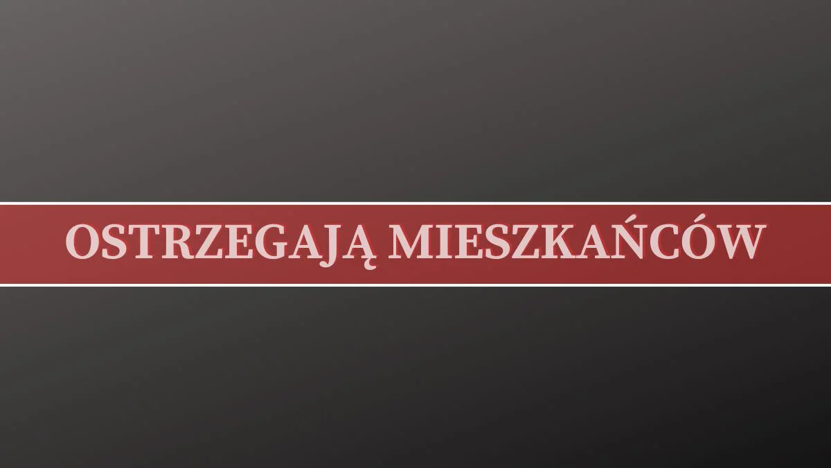 Ostrzegają mieszkańców, trzeba uważać przez cały dzień. "Wysokie prawdopodobieństwo" - Zdjęcie główne