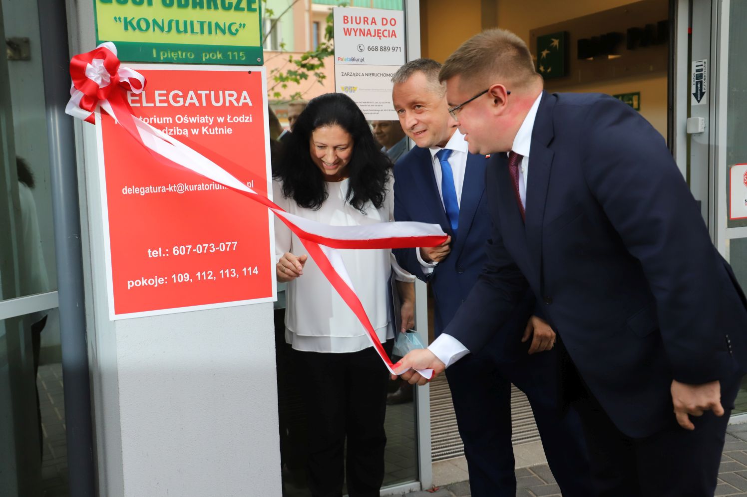 W Kutnie otworzono delegaturę kuratorium oświaty. W wydarzeniu brał udział wiceminister Tomasz Rzymkowski