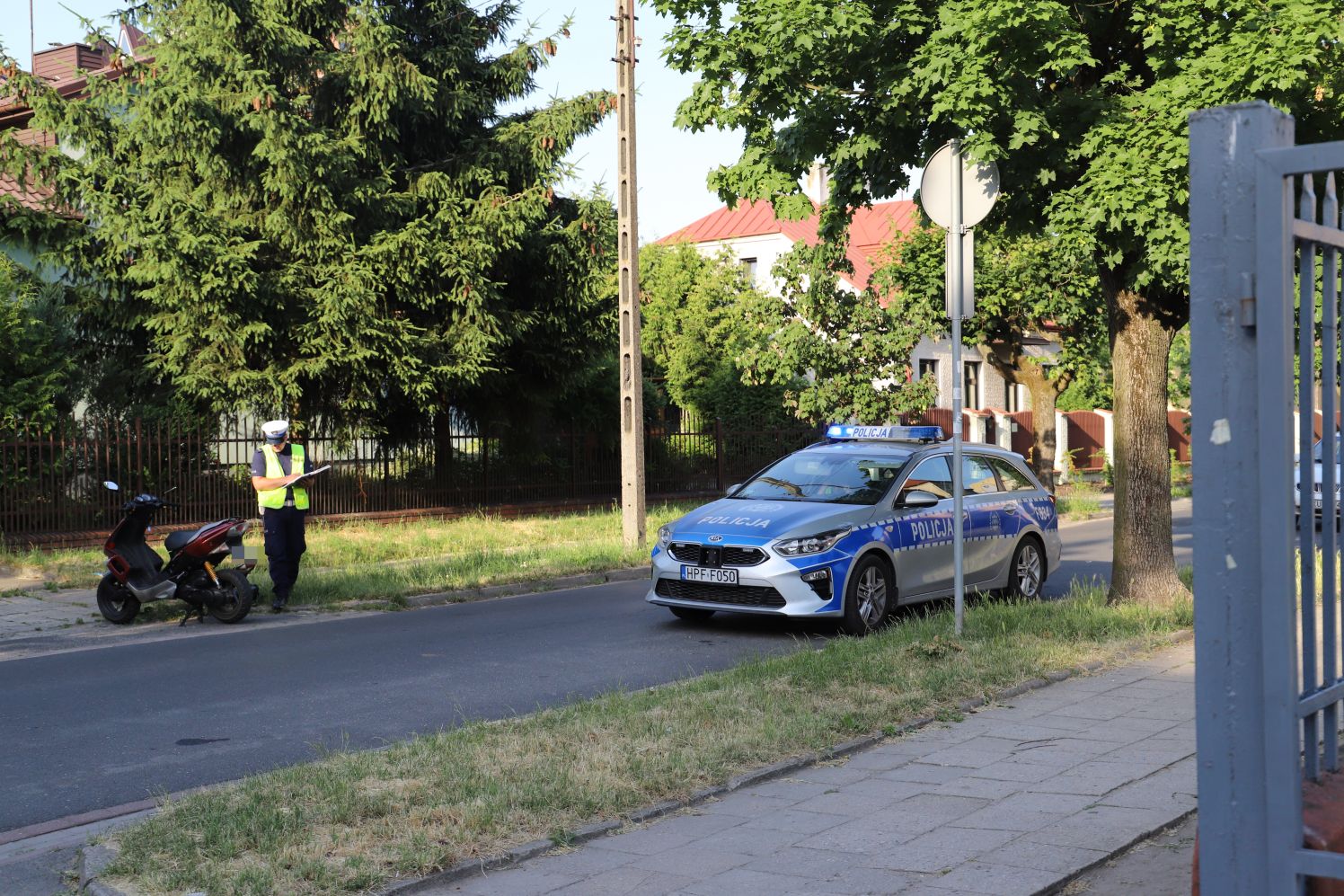 Kutno: Zdarzenie z udziałem skutera. Policja wyjaśnia co się stało - Zdjęcie główne