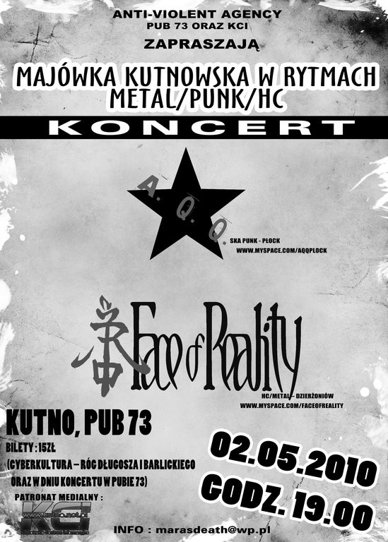 Koncert: Face of Reality, AQQ - Zdjęcie główne