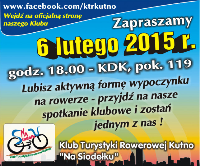 Spotkanie klubowe grupy rowerowej "Na siodełku" - Zdjęcie główne