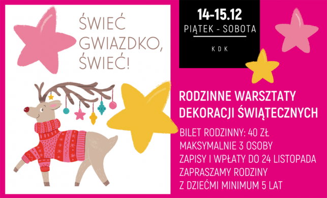 Rodzinne Warsztaty Dekoracji Świątecznych - Zdjęcie główne