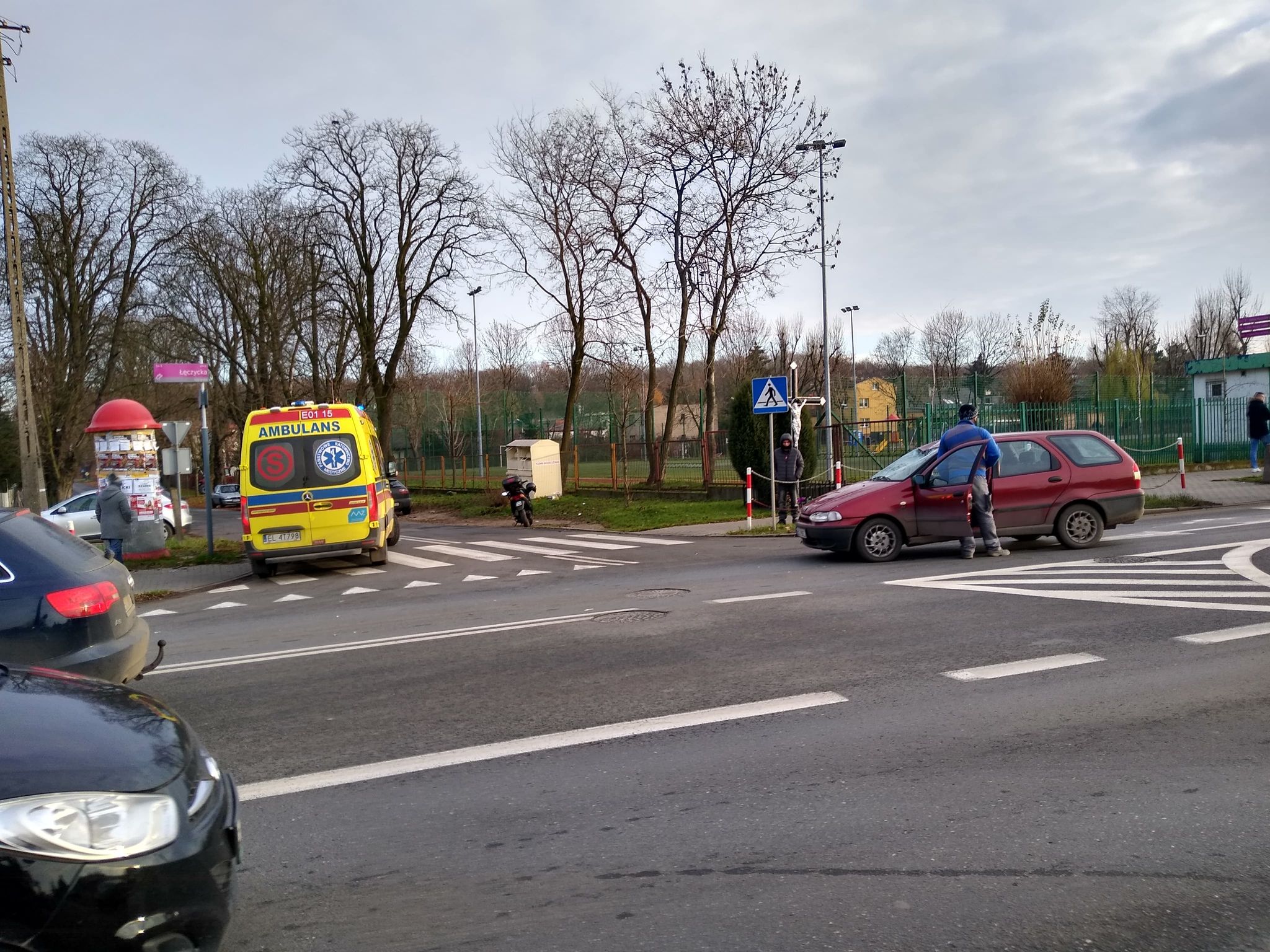 Kutno: wypadek z udziałem samochodu osobowego i rowerzysty