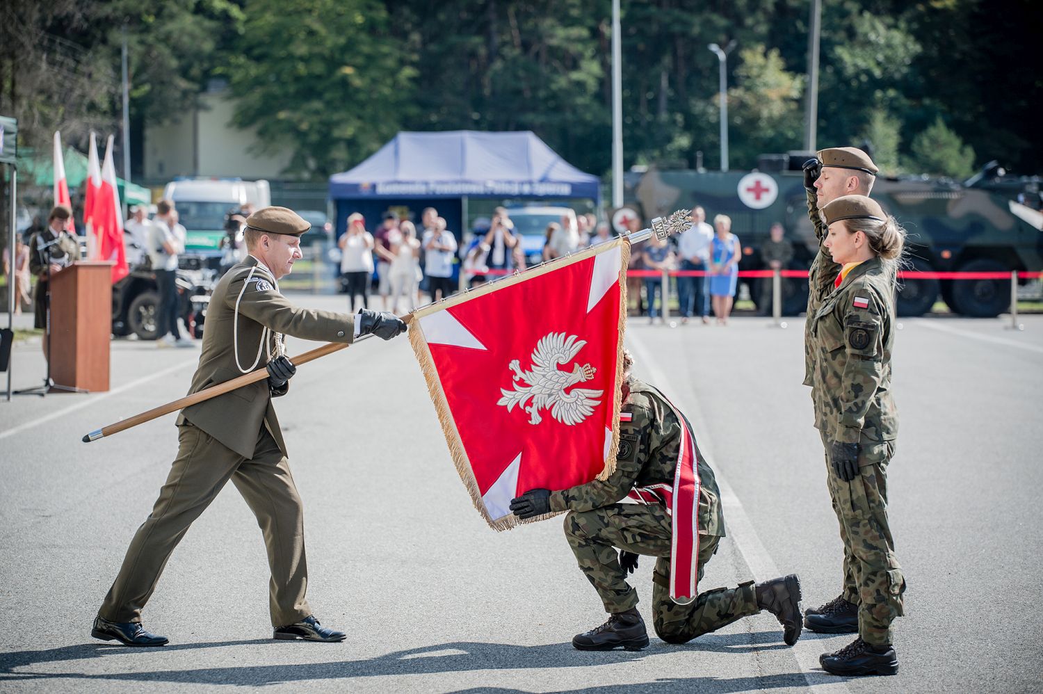 Terytorialsi otrzymali Chorągiew Wojska Polskiego