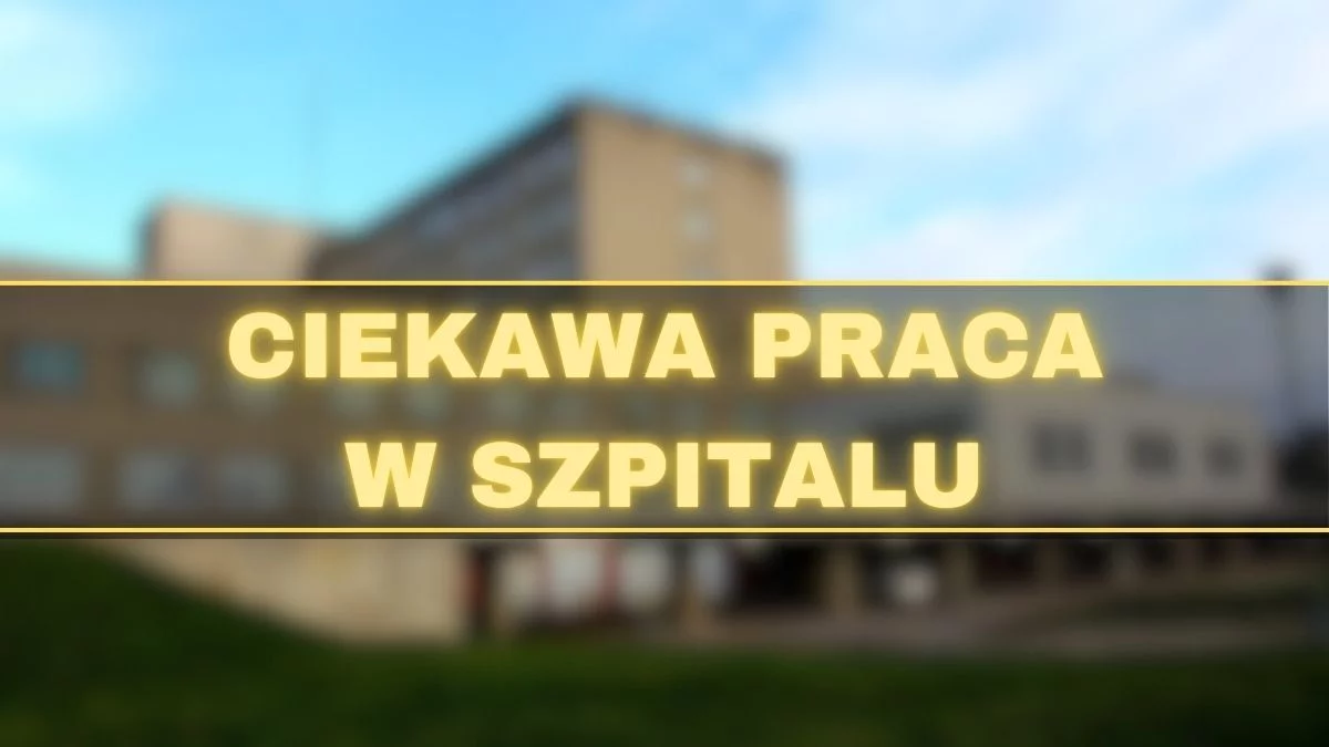 Wystarczy średnie wykształcenie. Szpital szuka pracownika, wymagają braku nałogów - Zdjęcie główne