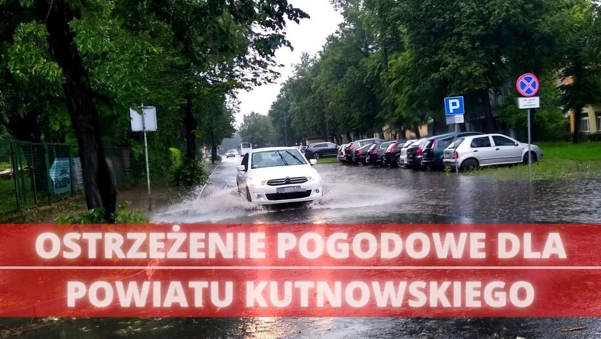 Cały dzień intensywnych opadów. Jest ostrzeżenie dla Kutna i okolic  - Zdjęcie główne