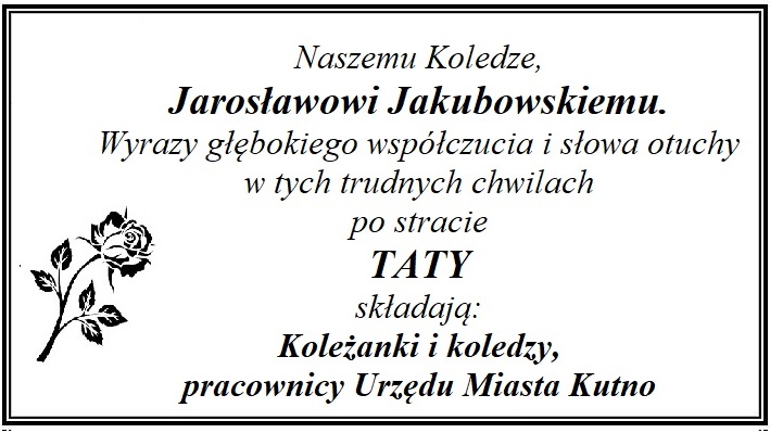 Kondolencje - Zdjęcie główne