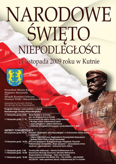 Narodowe Święto Niepodległości w Kutnie - Zdjęcie główne