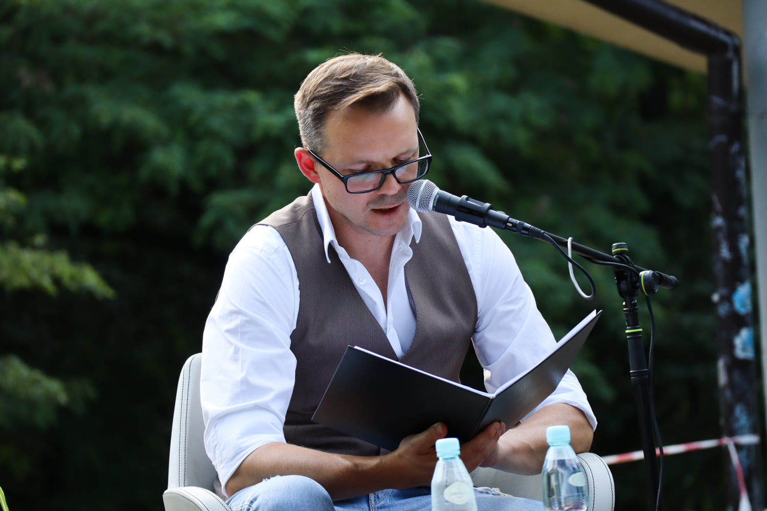 Lesław Żurek był gościem spotkania z cyklu Znani czytają poezję