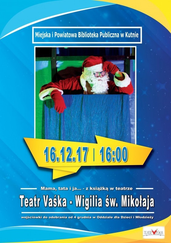Spektakl "Wigilia św. Mikołaja" w MiPBP - Zdjęcie główne