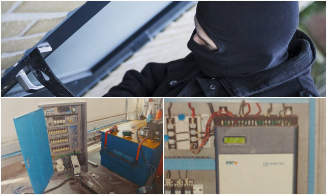 [ZDJĘCIA] Zuchwałe włamanie do hali produkcyjnej! Policja szuka sprawców - Zdjęcie główne