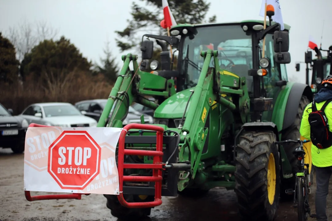 Rolnicy z powiatu kutnowskiego dołączyli do antyrządowego strajku