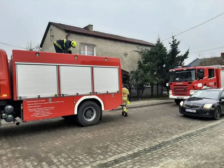 Strażacy z OSP Żychlin walczyli z dwoma pożarami jednego dnia