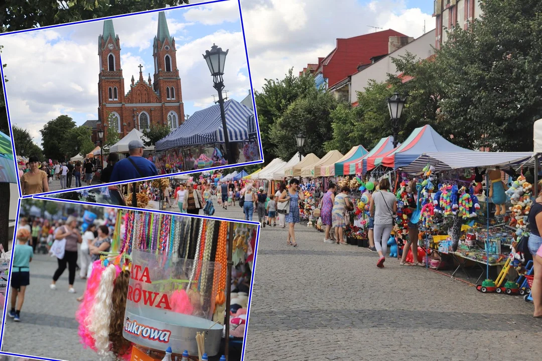 Kolorowe stragany na Placu Wolności. Trwa odpust w parafii św. Wawrzyńca [ZDJĘCIA] - Zdjęcie główne