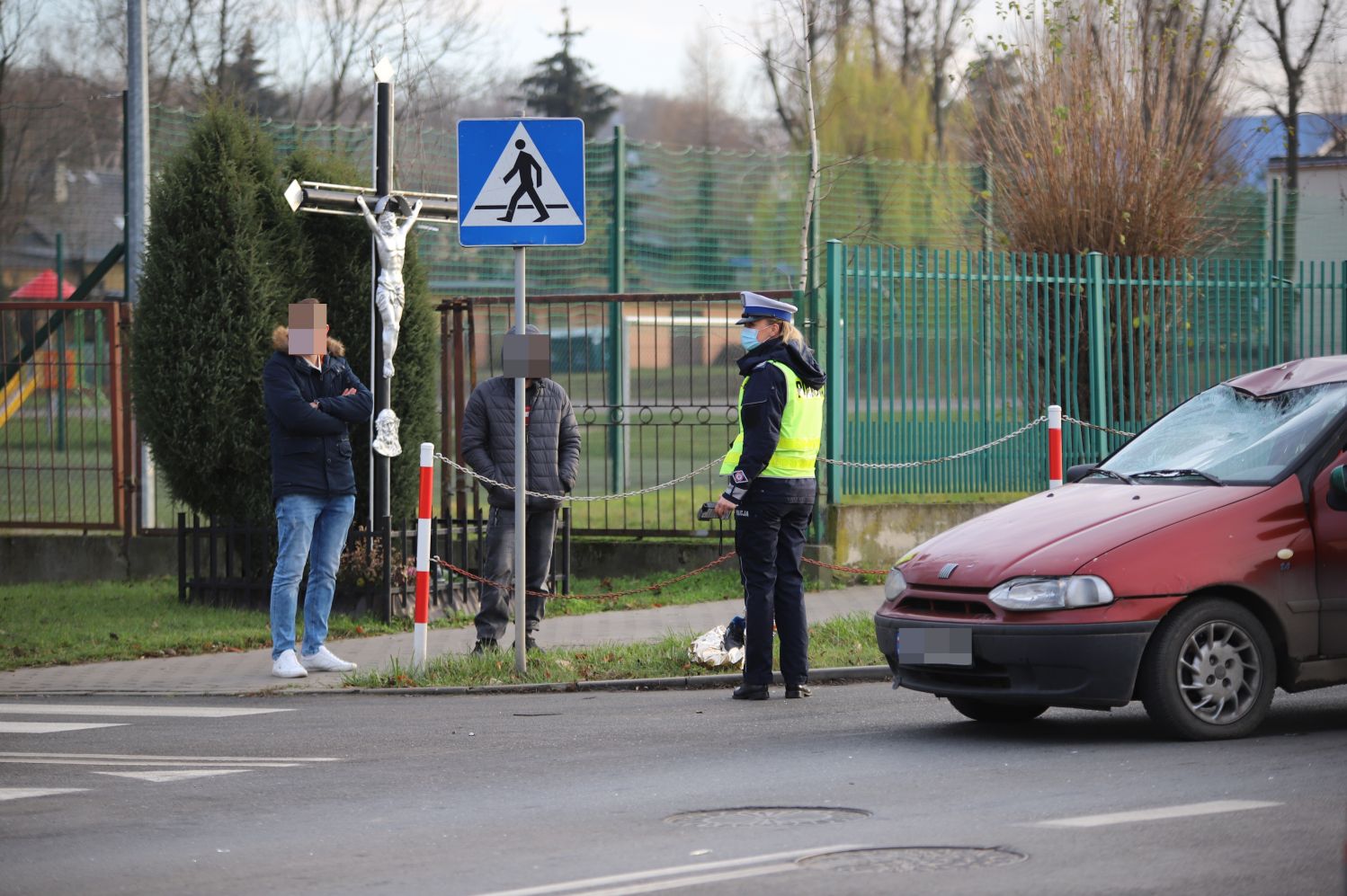 Kutno: wypadek z udziałem samochodu osobowego i rowerzysty