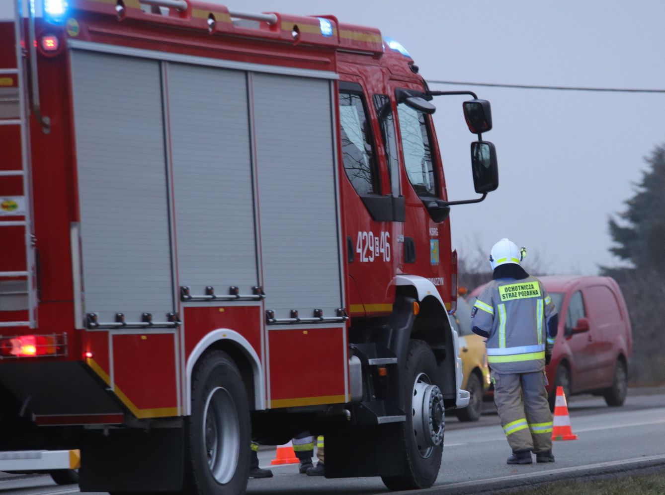 Do zdarzenia doszło na DK 60 w okolicach Kutna.