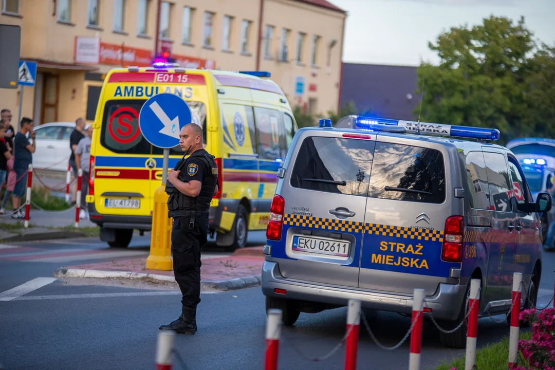 Poważny wypadek na Grunwaldzkiej. Kobieta potrącona na pasach [ZDJĘCIA] - Zdjęcie główne