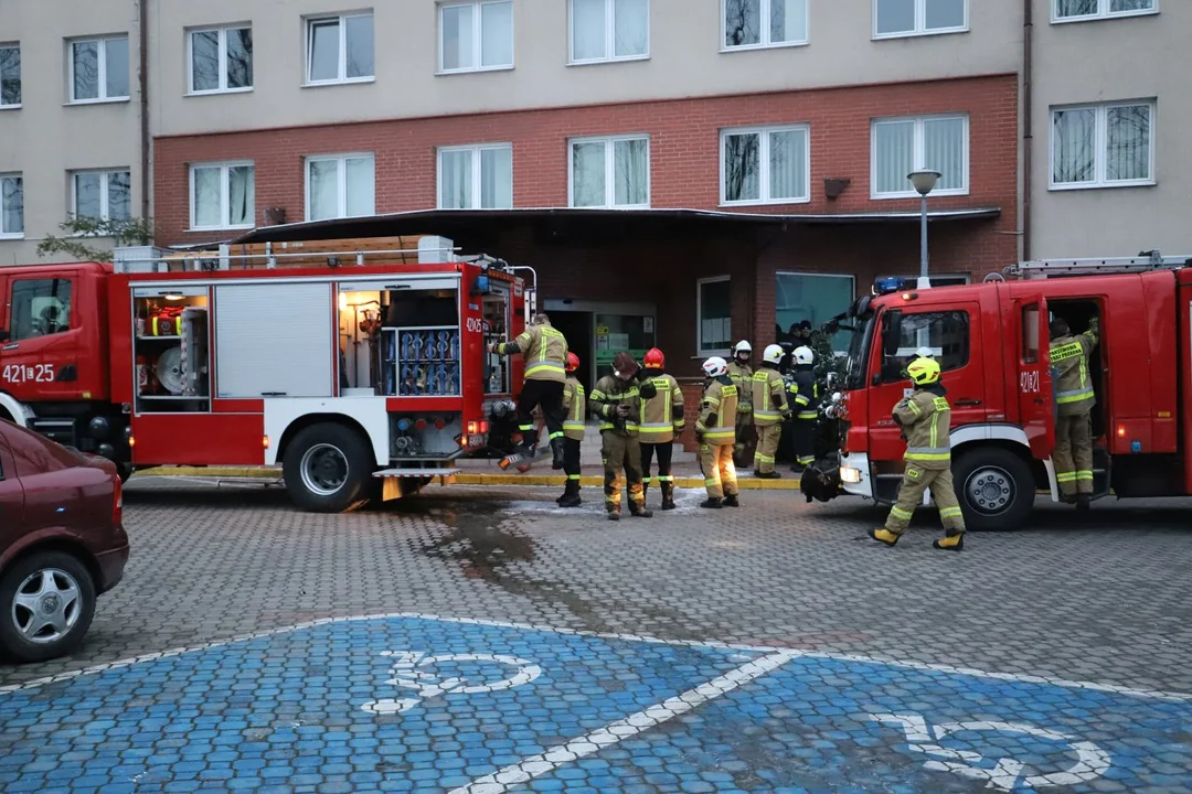 W kutnowskim Urzędzie Skarbowym doszło do pożaru