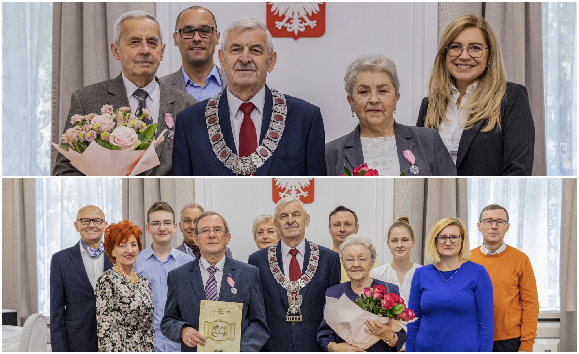 [ZDJĘCIA] 50 lat razem! Złote Gody dwóch kutnowskich małżeństw - Zdjęcie główne