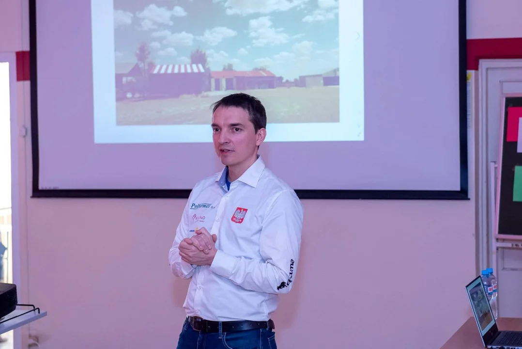 W Zespole Szkół Nr 1 im. St. Staszica w Kutnie gościł Pan Łukasz Wójcik