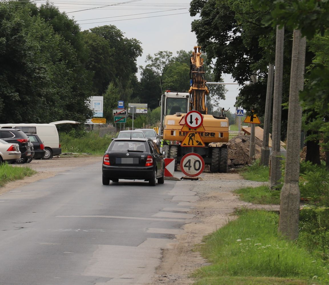 Planuje się, by inwestycja na Skłodowskiej w Kutnie ruszyła jesienią (zdjęcie wykonane 22 lipca br.)