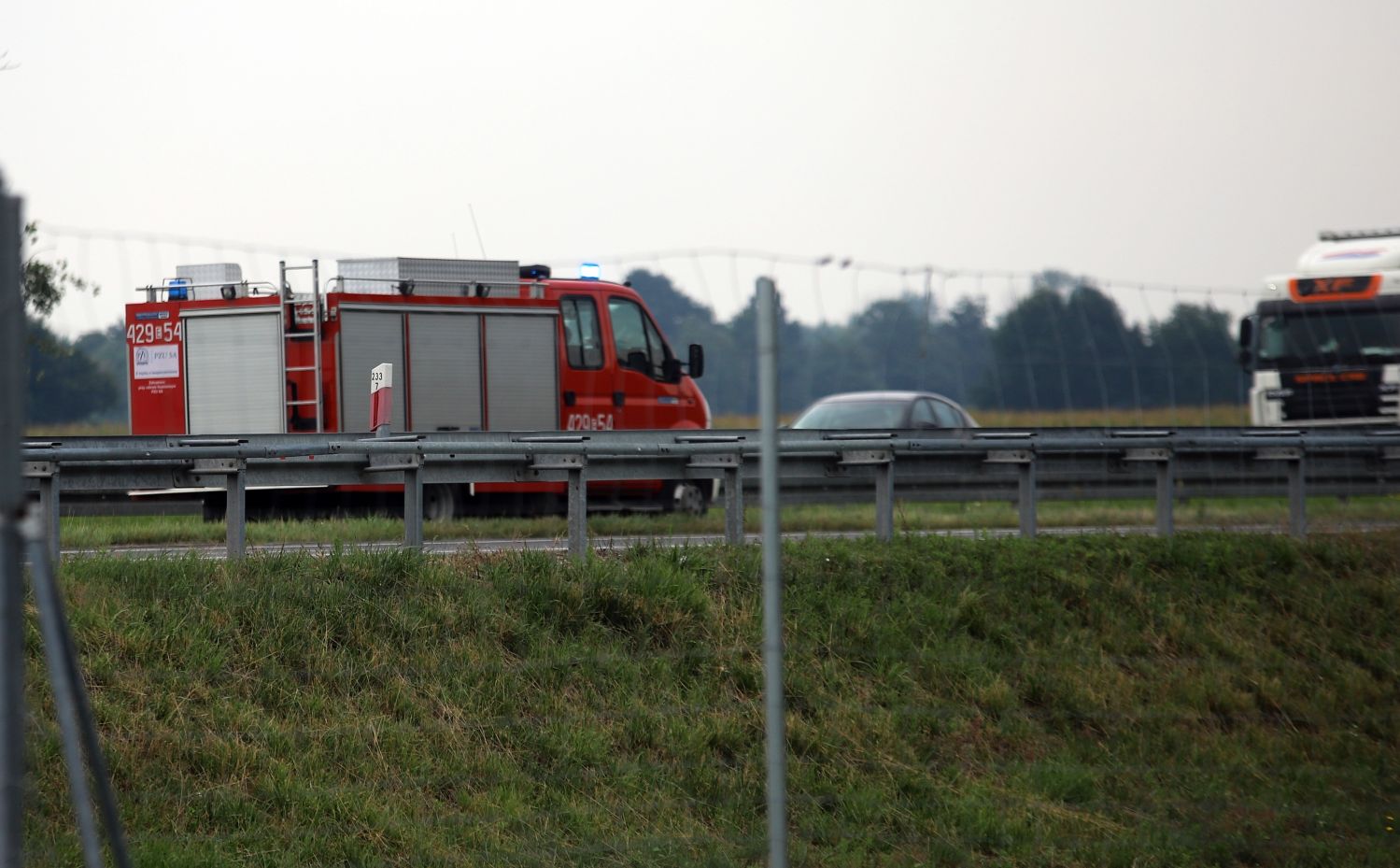 Na autostradzie A1 pod Kutnem doszło do kolejnego wypadku