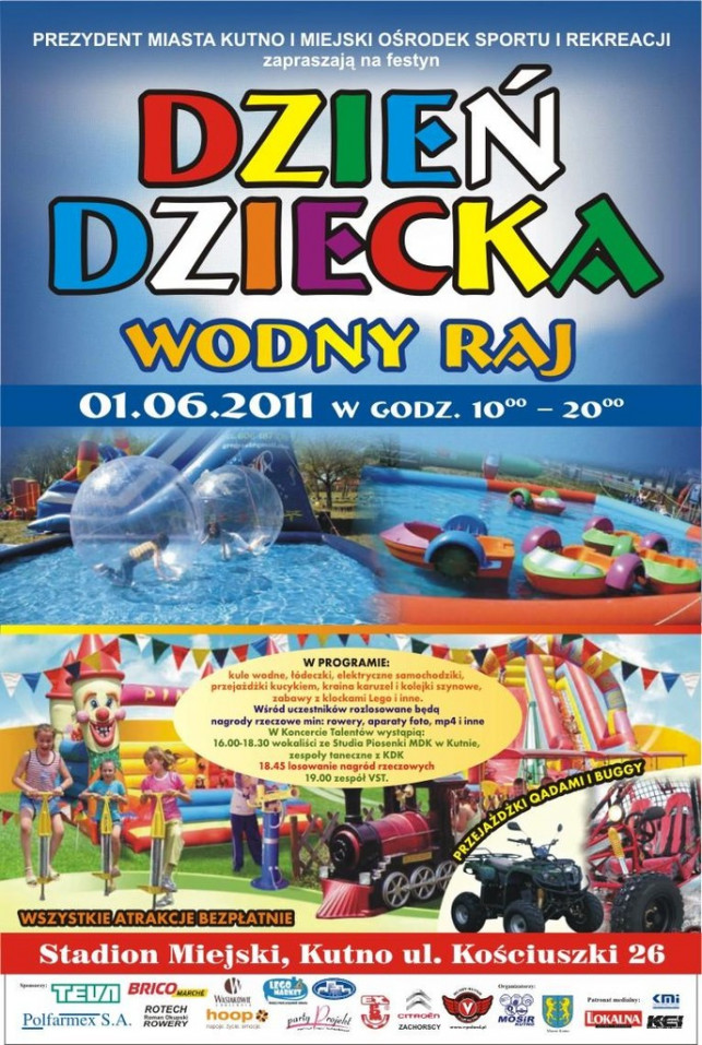 Dzień Dziecka - Wodny Raj - Zdjęcie główne