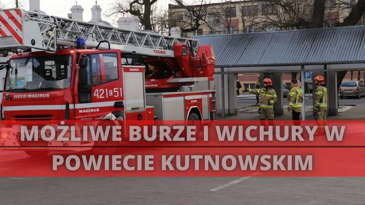 Gwałtowne burze i wichury. Wydano ostrzeżenie dla powiatu kutnowskiego - Zdjęcie główne