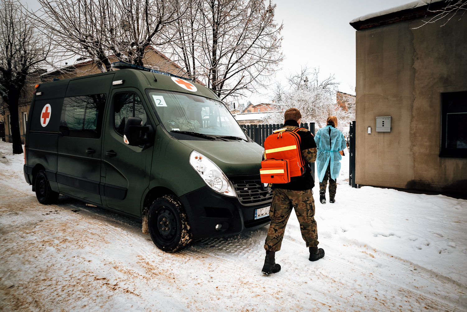 Wojska Obrony Terytorialnej pomagają w szczepieniach przeciwko COVID-19