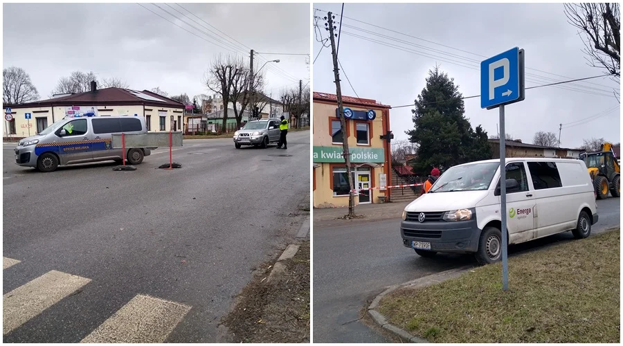 Zablokowana ulica w centrum Kutna. Kolejny skutek nawałnicy [ZDJĘCIA] - Zdjęcie główne