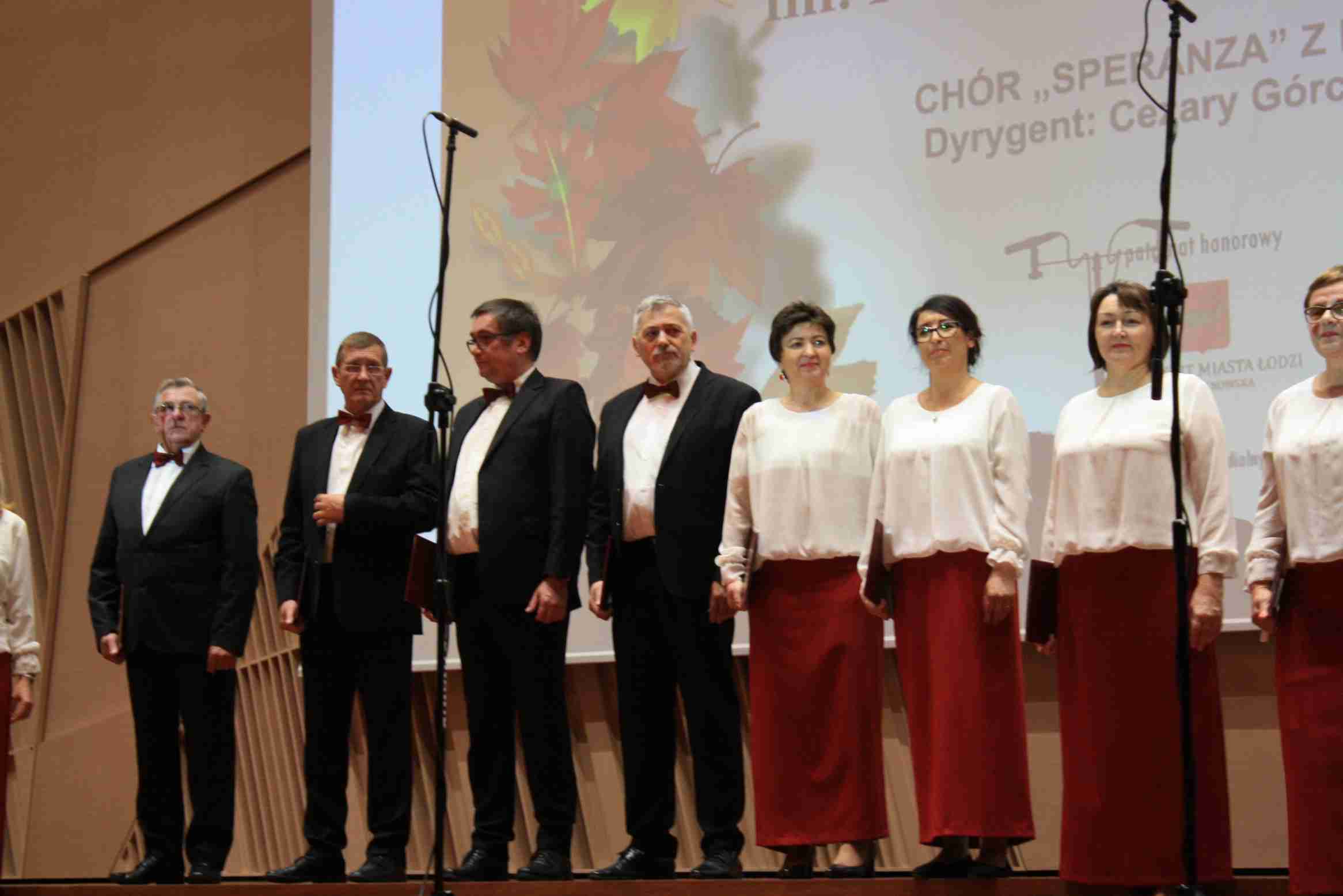 Kutnowski chór „Speranza" wziął udział w XIII Łódzkiej Jesieni Chóralnej