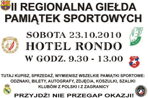 II Regionalna Giełda Pamiątek Sportowych - Zdjęcie główne