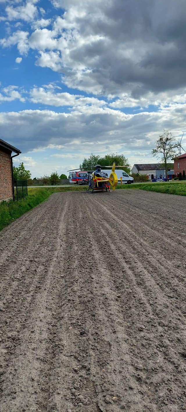 W Sannikach doszło do poważnego wypadku - potrącone zostało dziecko