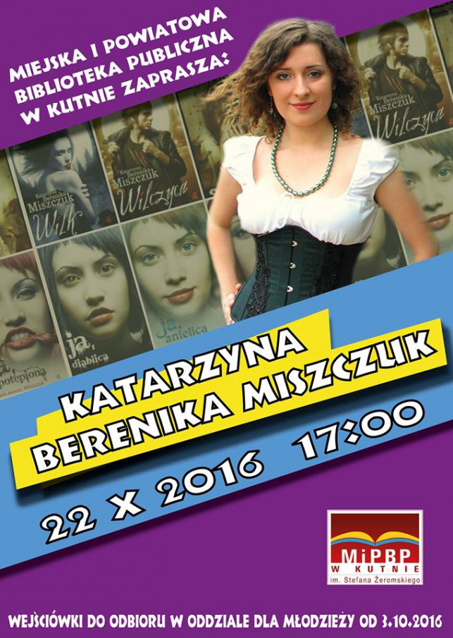 Spotkanie z Katarzyną Bereniką Miszczuk - Zdjęcie główne
