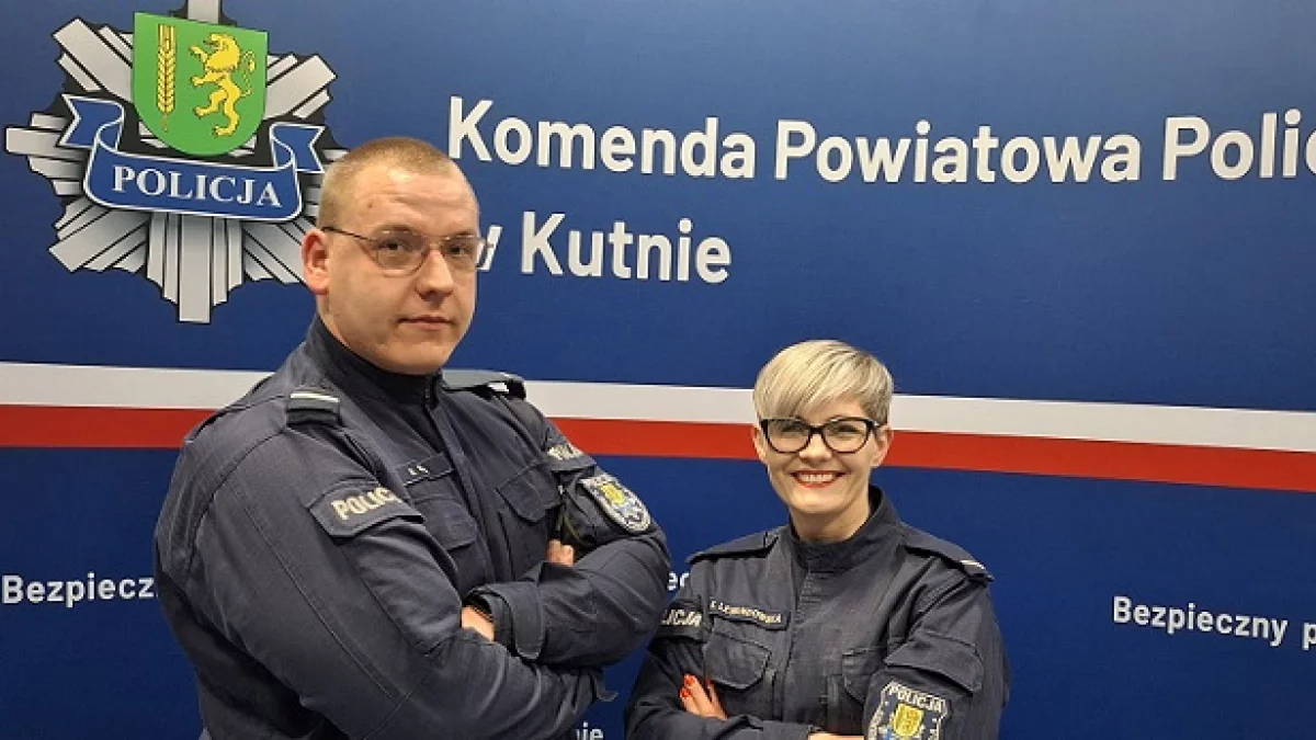 Tragedia wisiała w powietrzu. Kutnowscy policjanci uratowali kobietę - Zdjęcie główne