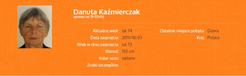 W województwie łódzkim są obecnie 44 zaginione osoby, w tym dwie z Kutna