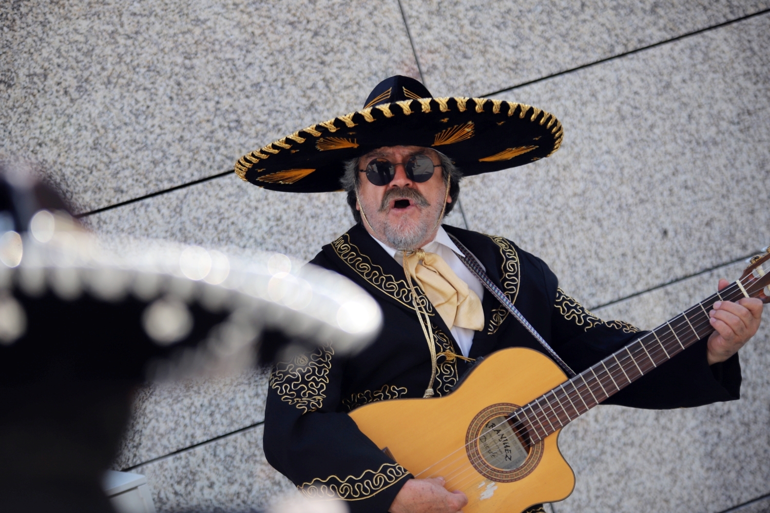 Na placu Wolności zagrało Trio Mariachi