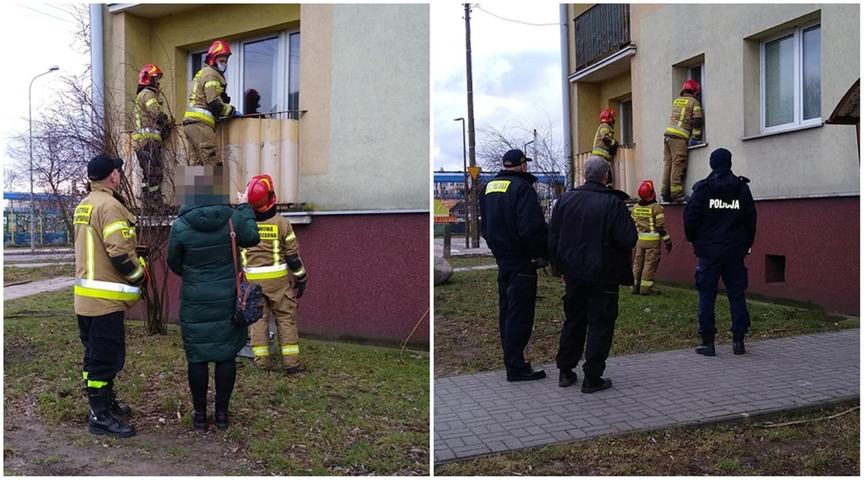 Pracownica pomocy społecznej wezwała służby. Mężczyzna zabrany do szpitala [ZDJĘCIA] - Zdjęcie główne