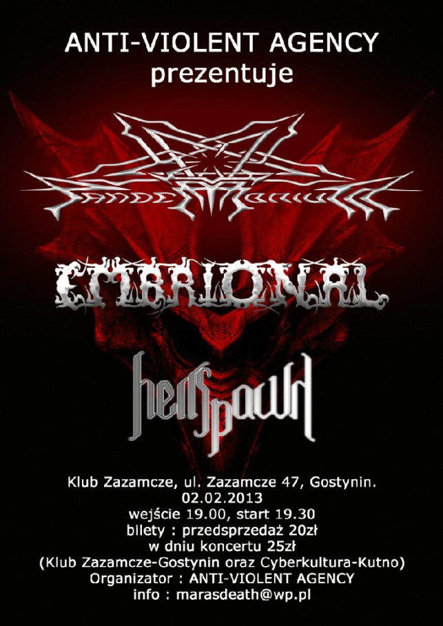 Pod naszym patronatem: Koncert Pandemonium w Gostyninie - Zdjęcie główne
