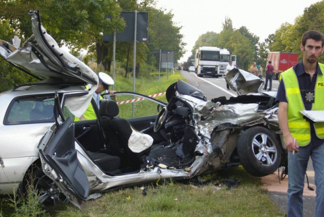 Wypadek na krajowej dwójce - Zdjęcie główne