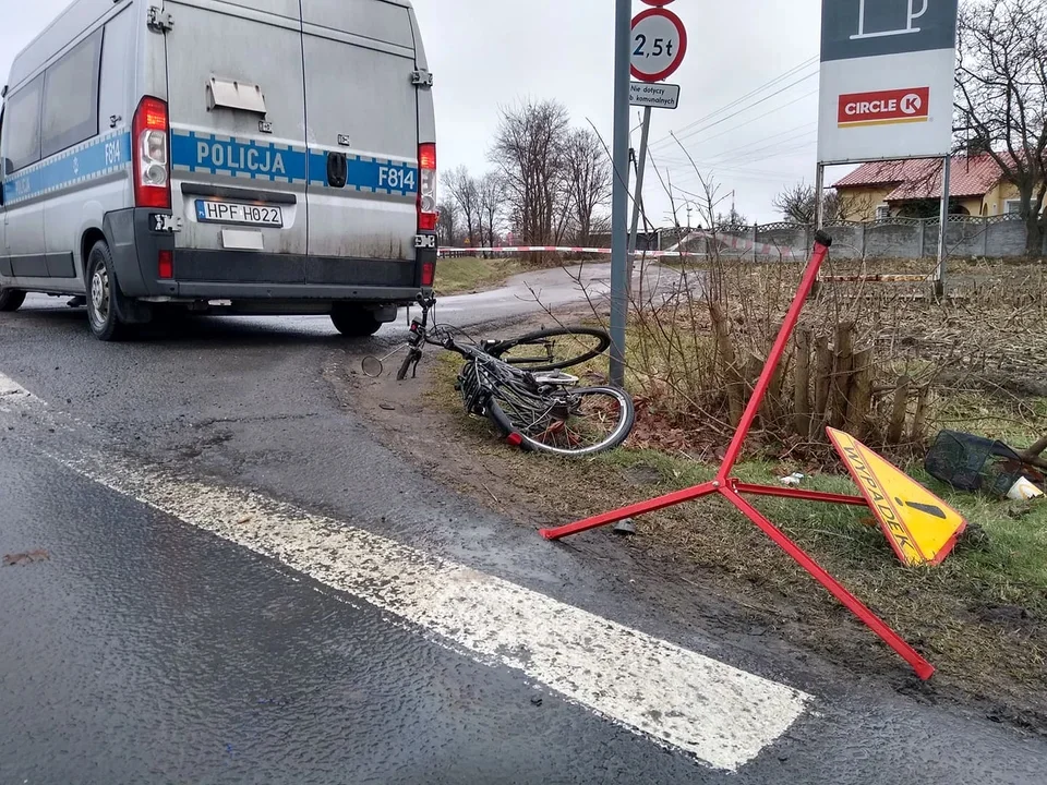 W Kutnie doszło do śmiertelnego wypadku z udziałem rowerzysty