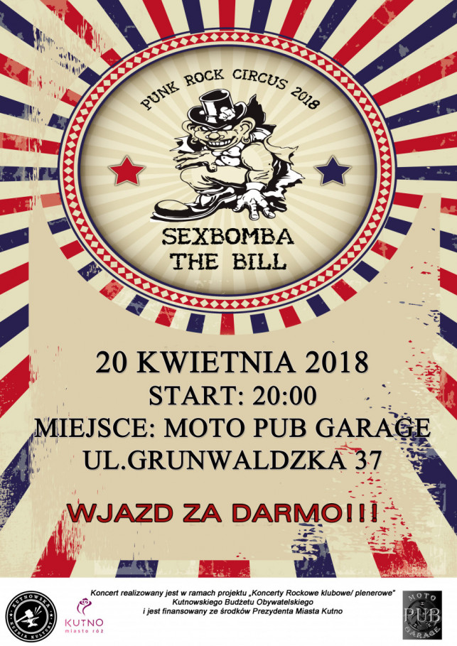 Sexbomba i The Bill zagrają jutro w Moto Pub Garage - Zdjęcie główne