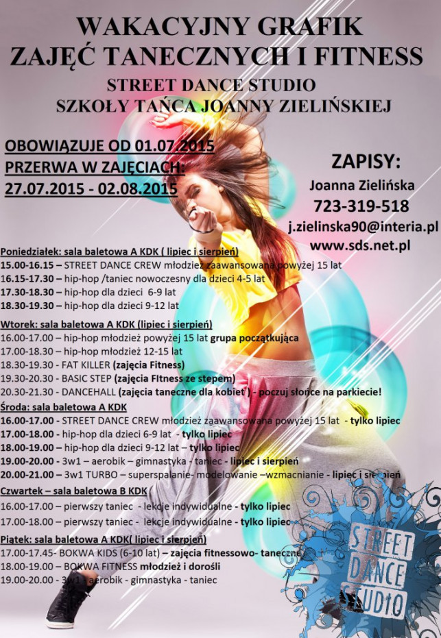 TAŃCZ  I ĆWICZ W WAKACJE WRAZ ZE STREET DANCE STUDIO! - Zdjęcie główne