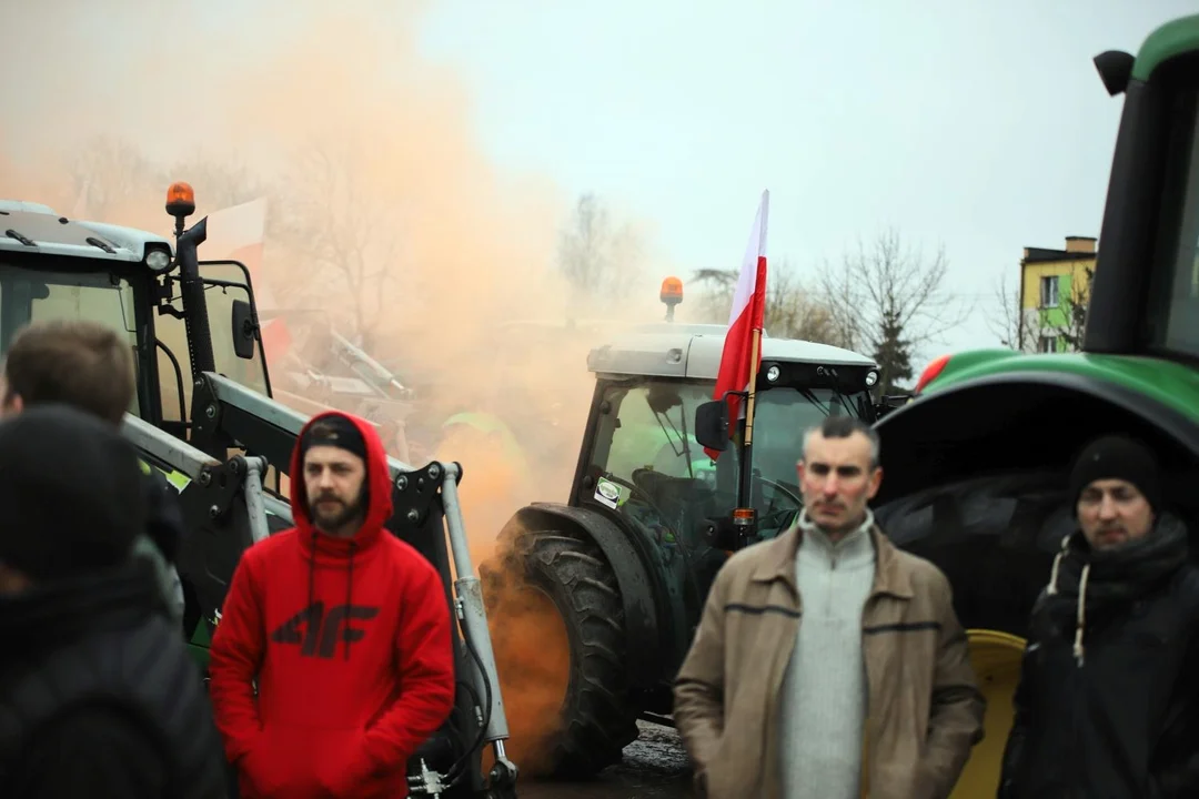 Rolnicy z powiatu kutnowskiego dołączyli do antyrządowego strajku