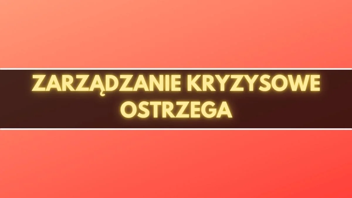 Zarządzanie Kryzysowe zwraca się do mieszkańców. Trzeba uważać przez cały dzień - Zdjęcie główne