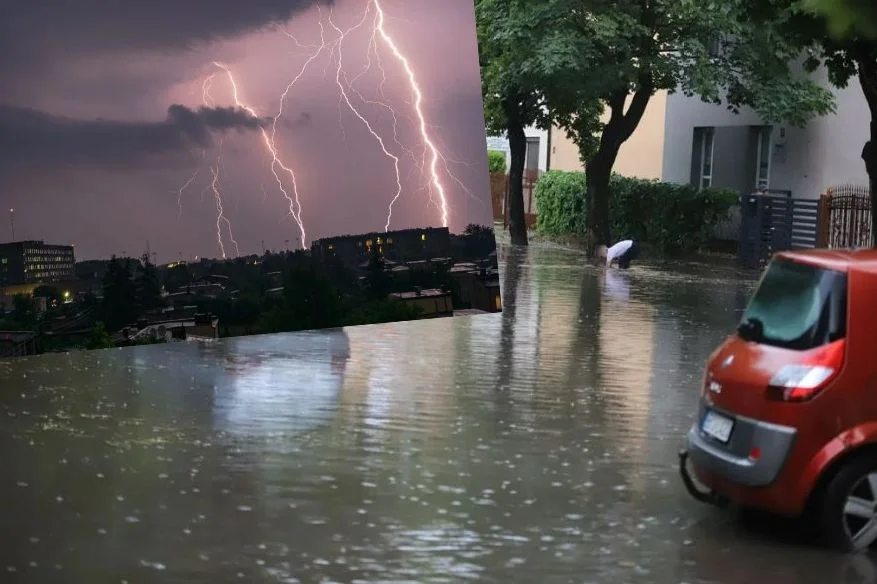 Znowu zaleje Kutno? Zbliżają się kolejne ulewy, IMGW wydał ostrzeżenie - Zdjęcie główne